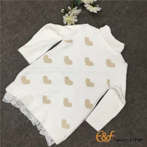 Polo Neck Sweater With Heart Jacquard thumbnail-1