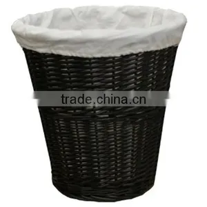Eco-friendly Wicker Custom Made Trash Can thumbnail-1