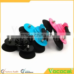 Sucker Secure Tripod Vacuum Car Vehicle Suction Cup Mount Base Stand With CNC Aluminum Alloy Screw for GoProHero 4 3+ 3 2 1 thumbnail-6