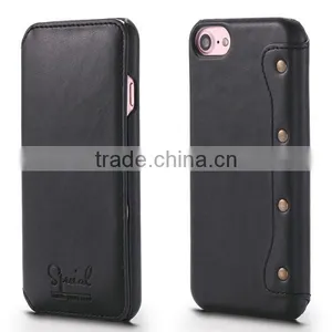 New Product Wallet Flip PU Leather Mobile Phone Case for IPhone 7 thumbnail-6