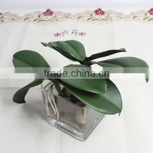 SJ10131028 Artificial Orchid Leaf/fake Phalaenopsis Orchid Flower Leaves thumbnail-1