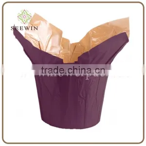 6 Inch Natural Kraft Pot Cover/pot Covers and Planters thumbnail-3