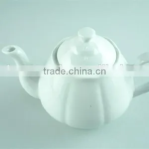 White Porcelain Teapot With Lid 750 ml Chaozhou Stock thumbnail-2