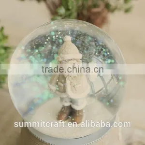 Best Birthday Gift Resin Glass Snow Globe With Blowing Snow Snow Ball thumbnail-2