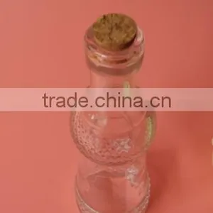 40ml Cheap Flint Mini Glass Cork Bottle thumbnail-2