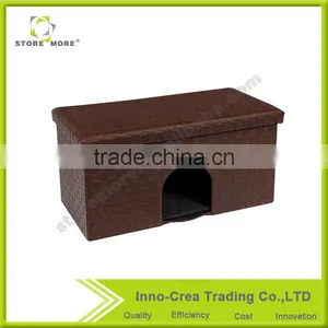 Storage Pet Bed Bench Foldable Small Dogs Cats House thumbnail-1