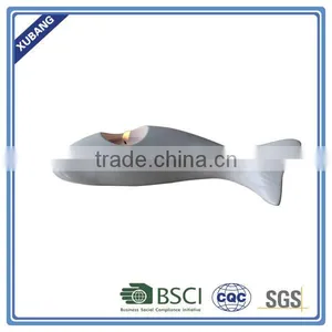 High Quality Chinese Big Sale Handmade Poly Resin Unique Fish Candle Holder thumbnail-1