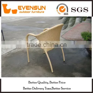 China Traditional 4 Rip Pe Rattan Dining Arm Chair thumbnail-6
