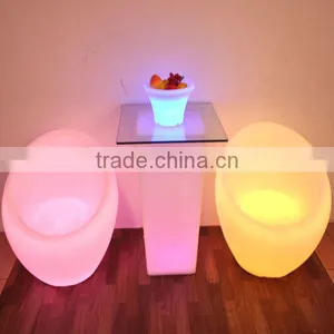 Led Light Chair RGB Colorful Led Chair Comfortable Rechargeable Chair Sets thumbnail-1