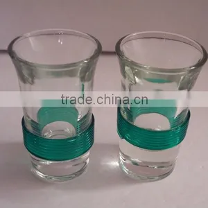 Green Band Shot Glass Set thumbnail-1