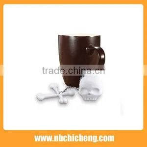 Skull Silicone Tea Infuser Silicone Tea Bags thumbnail-1