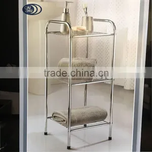 Stainless Steel Metal Commercial Bathroom Towel Rack thumbnail-1