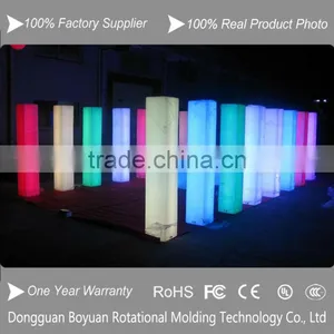 Inflatable Totem With LED Lights Blower for Advertising Display, White Column With Light thumbnail-1