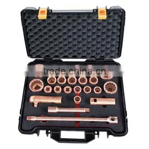 Non Sparking Socket Set 3/4" & 1" Drive (26 Pcs Set) thumbnail-1