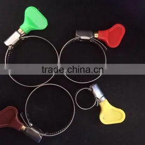 Non-standard American Style T Clamps Double Bolt Butterfly Hose Clamps 8mm thumbnail-1