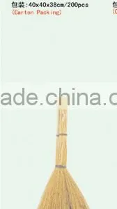 Short Handle Festive Decorate Grass Broom and Brush thumbnail-1