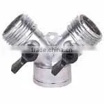 Zinc Screw-on Fitting Inside Female Thread Inlet With Two Outside Male Thread Outlets thumbnail-1