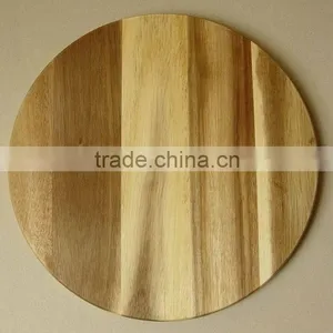 Acacia Wood Cutting Board in Round Shaped thumbnail-1