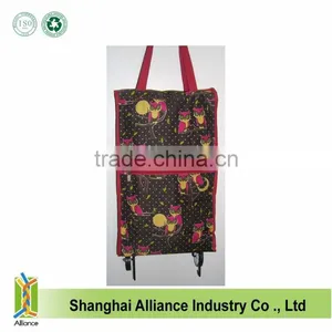 Favorites Compare New Portable Fashion Folding Tugboat Pack Shopping Traveling Bag With Wheel thumbnail-5