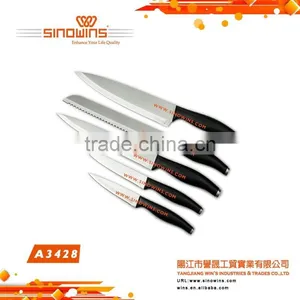 A3408 Excellent Style Super Quality Stainless Steel Kitchen Knife Set With Soft Handle thumbnail-4