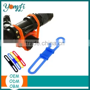 Manufacturer OEM Easy Tie On Silicone Band For Bike Light thumbnail-1