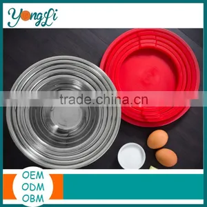 Hot Sales Eco-Friendly Non-Slip Mixing Silicon Stainless Steel Salad Bowl thumbnail-4