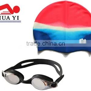 2012 Hot Sale Waterproof Swim Goggles Set thumbnail-1