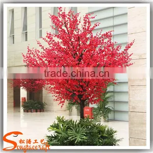 Hot Sale Artificial Cherry Tree Decoration Indoor Fake Tree Artificial Pink Cherry Treeerry Blossom Tree thumbnail-5