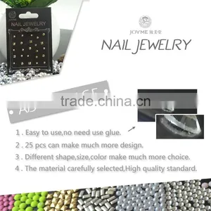 Glitter 3D Nail Tips Art Rhinestone Decoration Sticker Jewelry thumbnail-2
