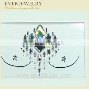2017 Newest Body, Eye, Face Jewels Tattoo Sticker thumbnail-2