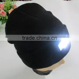 Cap Factory Acrylic Material Led Light Ski Beanie Hats thumbnail-1