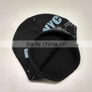 The Statue of Liberty English Letter Stamp British Style Wool Hat Wool Insulation Sleeve Cap Ear Cap thumbnail-3
