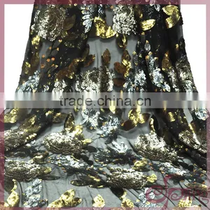 African Women Lace Fabrics for Wedding Dress and Girls Party Dresses thumbnail-2
