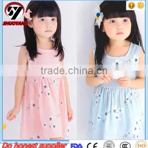 Hot Sale Baby Handmade Smocked Dress Cotton Linen Girl's Dress thumbnail-2