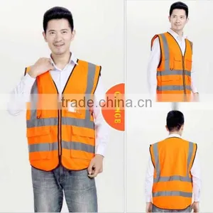 Hi Vis Orange Color Welding Suits/Coverall With Reflective Tapes for Welding Workers thumbnail-1