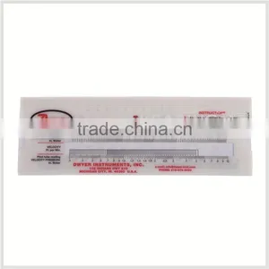 Kearing Brand OEM Plastic Slide Ruler,air Velocity Calcuator, Velocity Pressure in Water, Opaque Plastic Slide Ruler #KSL01 thumbnail-2