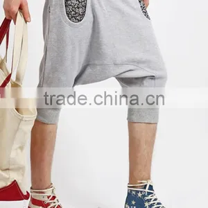 Trendy Harem Pants Capri Pants Hip Hop Pants Cotton Shorts thumbnail-5