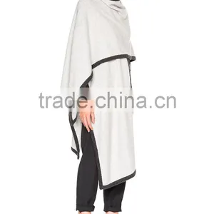 Women Winter Shawl and Wraps,Knitted Wool Wraps Ponchos for Ladies thumbnail-4
