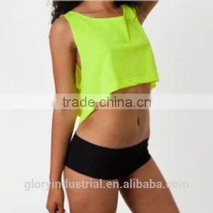 2015 Plain Crop Tops Wholesale Women thumbnail-3