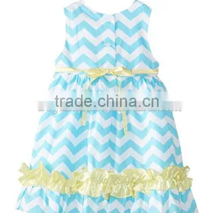 Baby-Girls Infant Chevron Stripe Woven Dress thumbnail-1