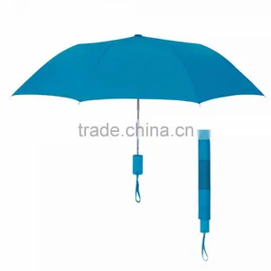 42" Arc Neon Telescopic Automatic Folding Umbrella - Nylon Material, Matching Sleeve and Handle and Comes With Your Logo thumbnail-6