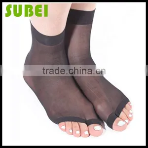 Summer Ultra-thin Peep-toe Socks,fish Mouth Two-toe Socks thumbnail-4