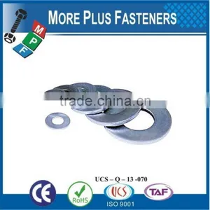 Made in Taiwan Stainless Steel Thick Zinc Plated Flat Washer thumbnail-1