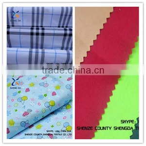 Combed 20*10 40*42 Cotton Wholesale Flannel Fabric thumbnail-1