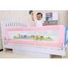 Pink Double Convertible Bed Rail for Kids / Woven Mesh Baby Bed Rails thumbnail-1