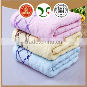 100% Cotton High End Terry Velour Jacquard Towel thumbnail-1