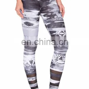 Custom Design Casual Yoga Wear Sex Compression Pants Women Printed Fitness Leggings thumbnail-6