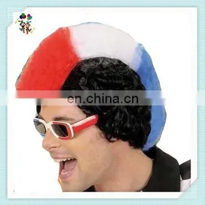 Patriotic National Flag Colors Sports Fan Party Synthetic Wigs HPC-0021 thumbnail-2