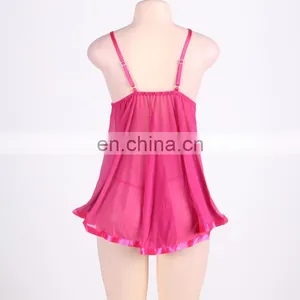 New Style Sexy Nighty Erotic Babydoll Lingerie for Woman thumbnail-6