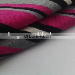 Winfar Textile Single Jersey Ring Spun Yarn Dyed Stripe 30S Viscose Jersey Fabric thumbnail-2